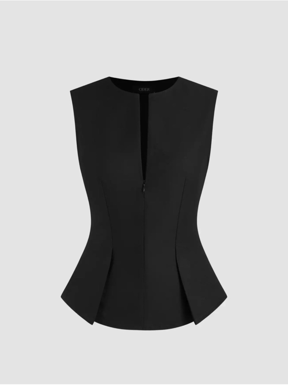 Cider Black Round-Neck Tee